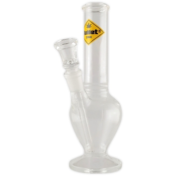 Glasbong Bullet Zone Heavy 2 Ringe 19cm 14.5 Schliff Tulpen Bong 1
